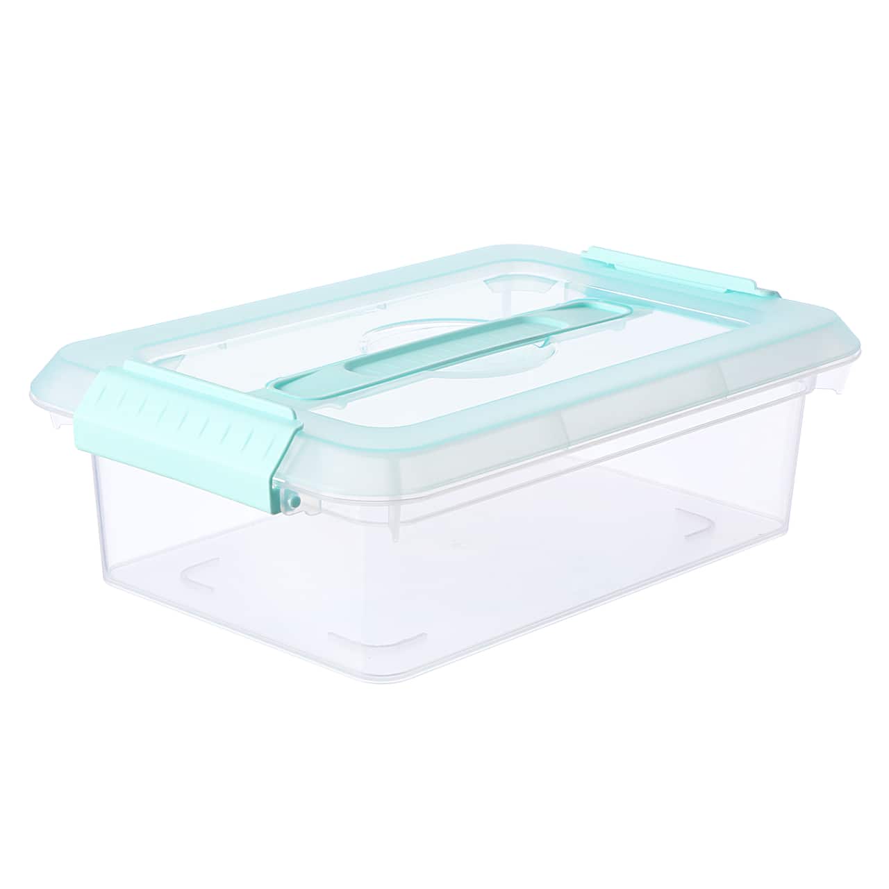 6 Pack: 3.4qt. Storage Bin with Lid by Simply Tidy™